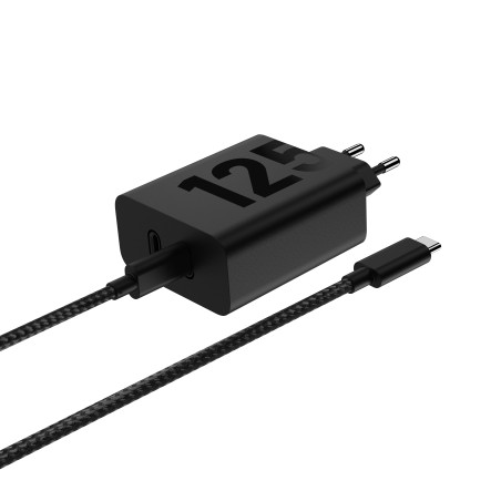 "Motorola 125W USB-C Power Adapter - Fast Charging, Reliable & Efficient - Model 0840023280375"